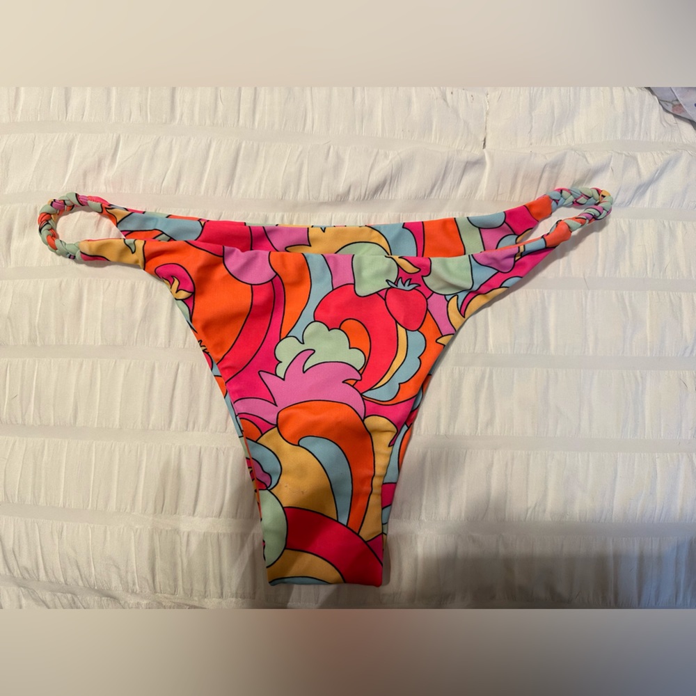 Kulani Kinis Colorful Swirl Cheeky Bikini Bottom